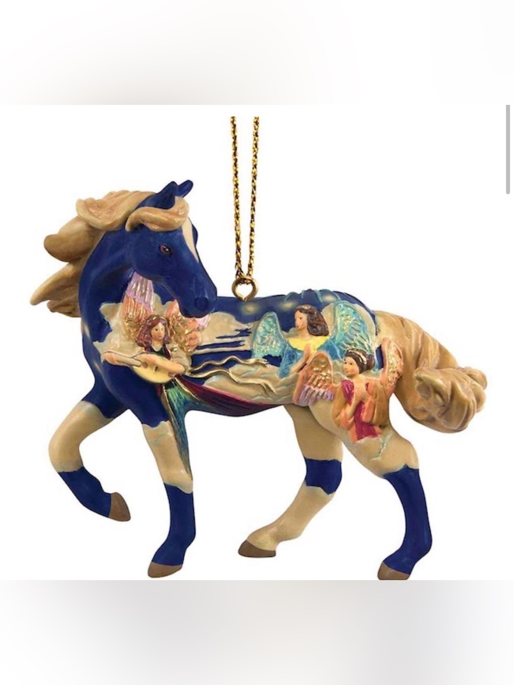 Enesco Trail of Painted Ponies Angels On High Ornament 2017 Artist Laurie Cook